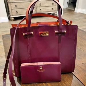 Kate spade purse & wallet combo